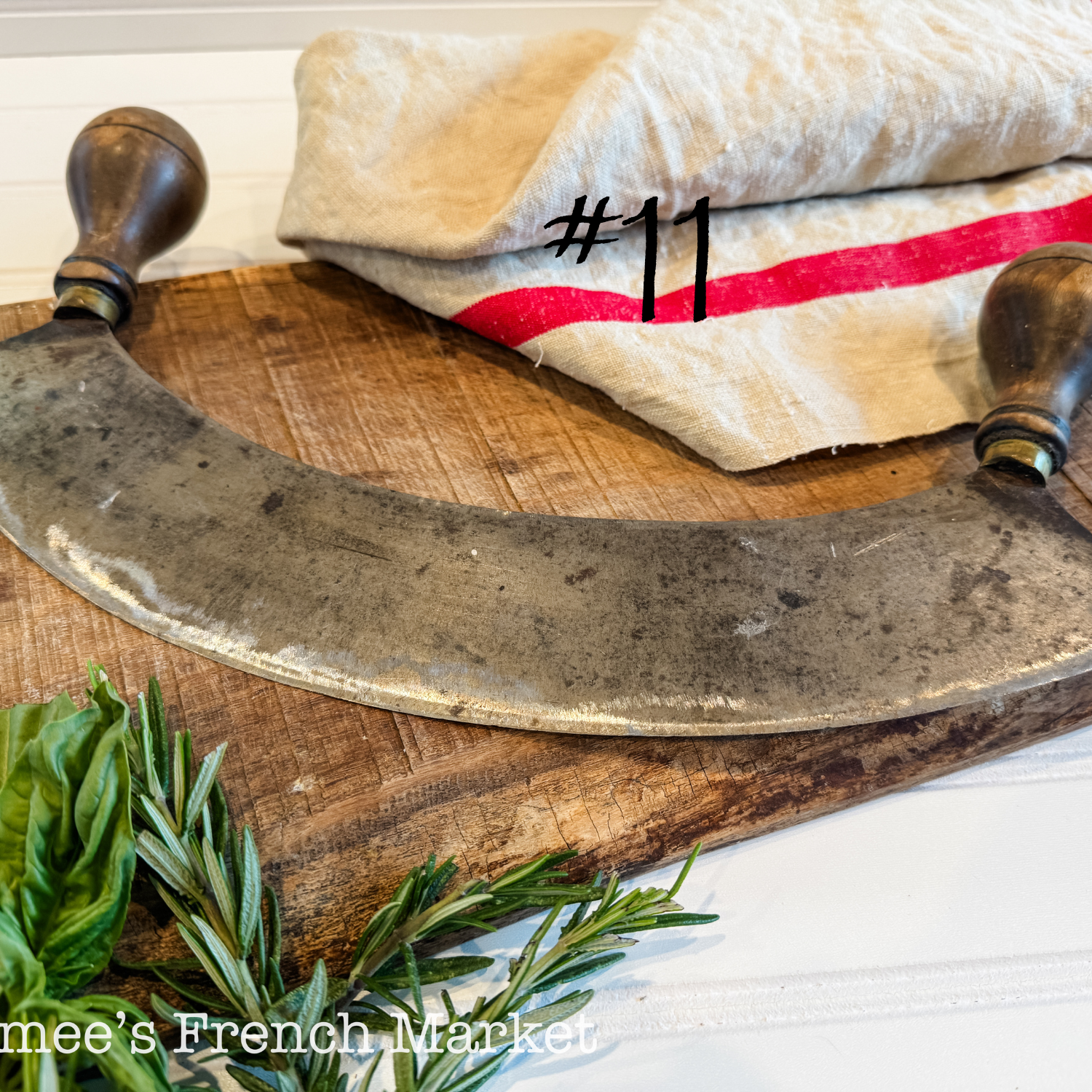 Vintage Herb Chopper/Mezzaluna/Hachoirs - c. 1920 (New Styles - July 2025)