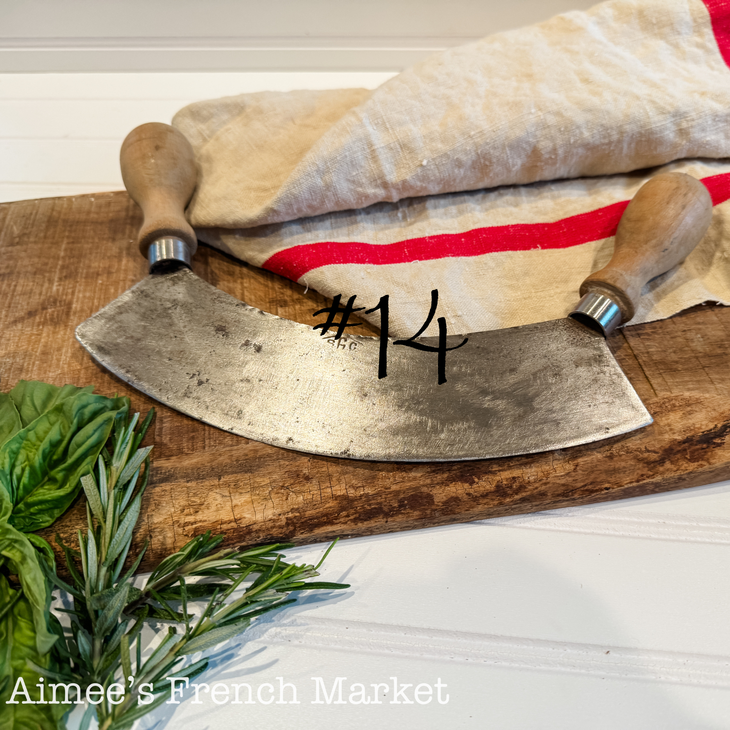 Vintage Herb Chopper/Mezzaluna/Hachoirs - c. 1920 (New Styles - July 2025)