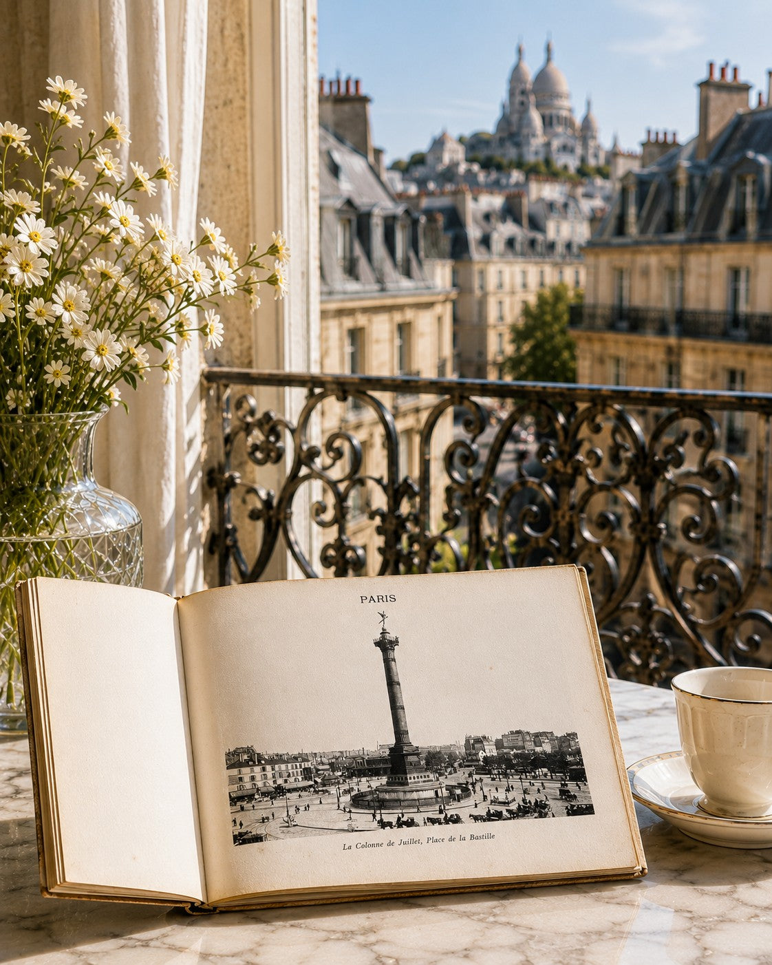Antique Paris Souvenir Album — Vues de Paris, circa 1900–1910