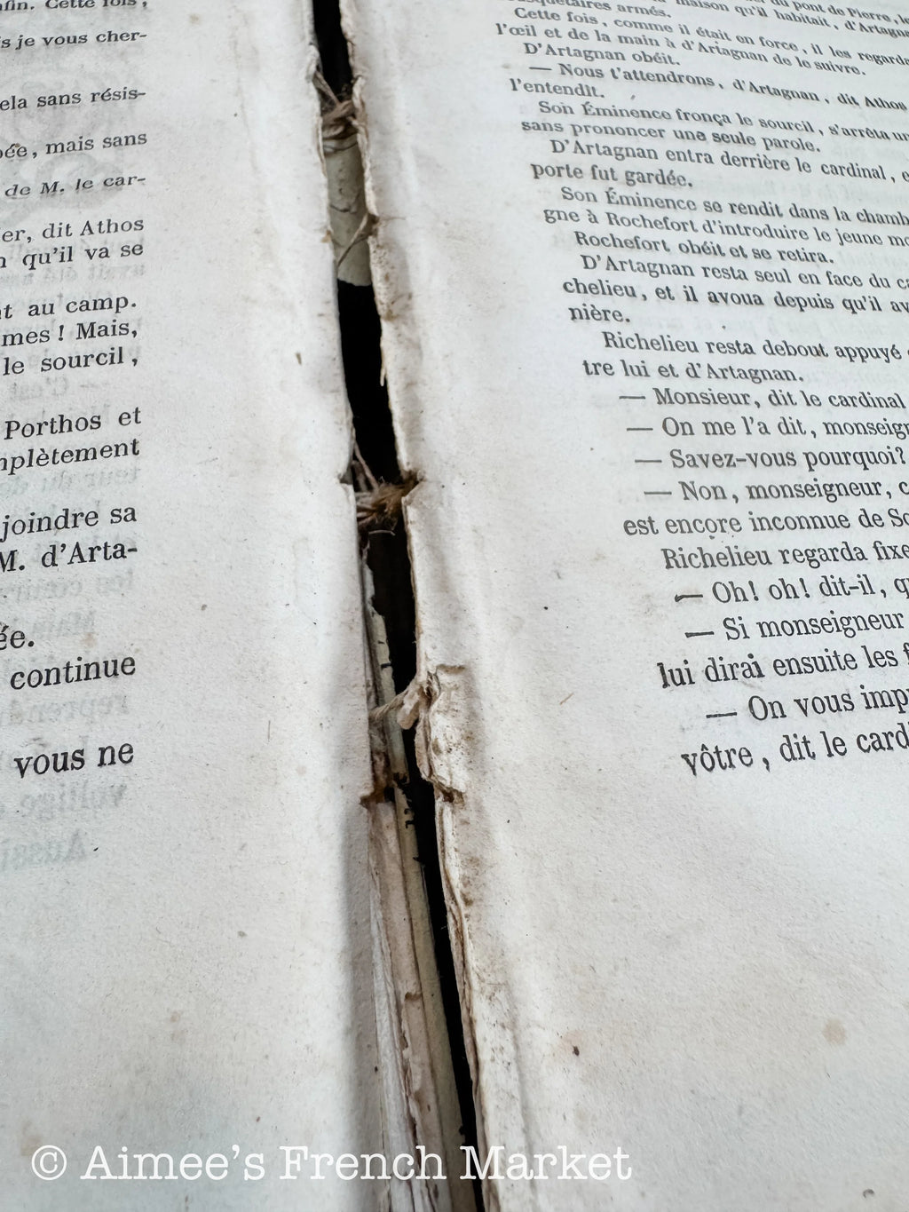 RARE - Antique Copy of "Les Trois Mousquetaires"RARE - Antique Copy of "Les Trois Mousquetaires" in French, 1853 (The Three Musketeers)