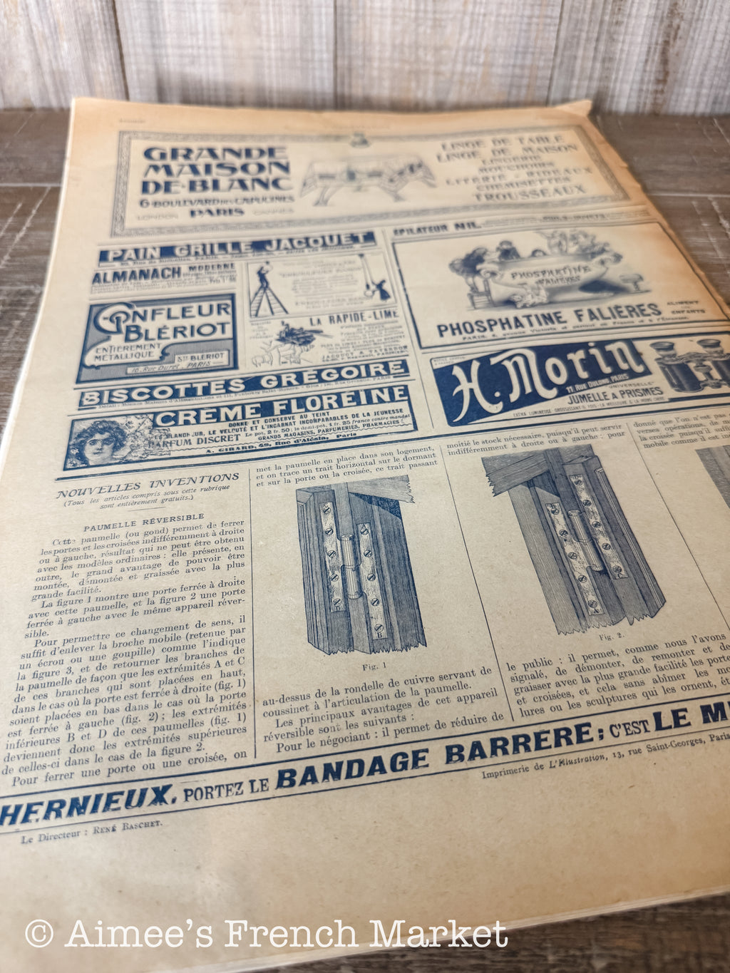 Antique French L’Illustration Magazine 1911-1914, WWI Era French Ephemera