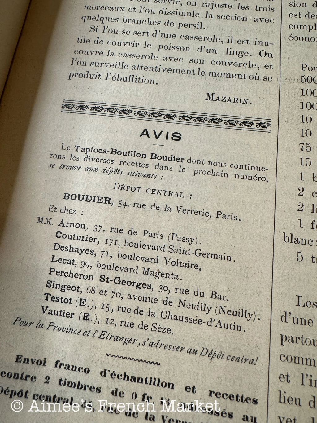 RARE - Full year compilation of Le Pot au Feu Lady's Magazine, 1896