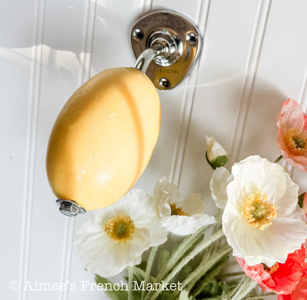 French Rotary Wall-Mounted Soap - New Scent "Man Cave" - Perfect for a garage or bespoke Man Cave!