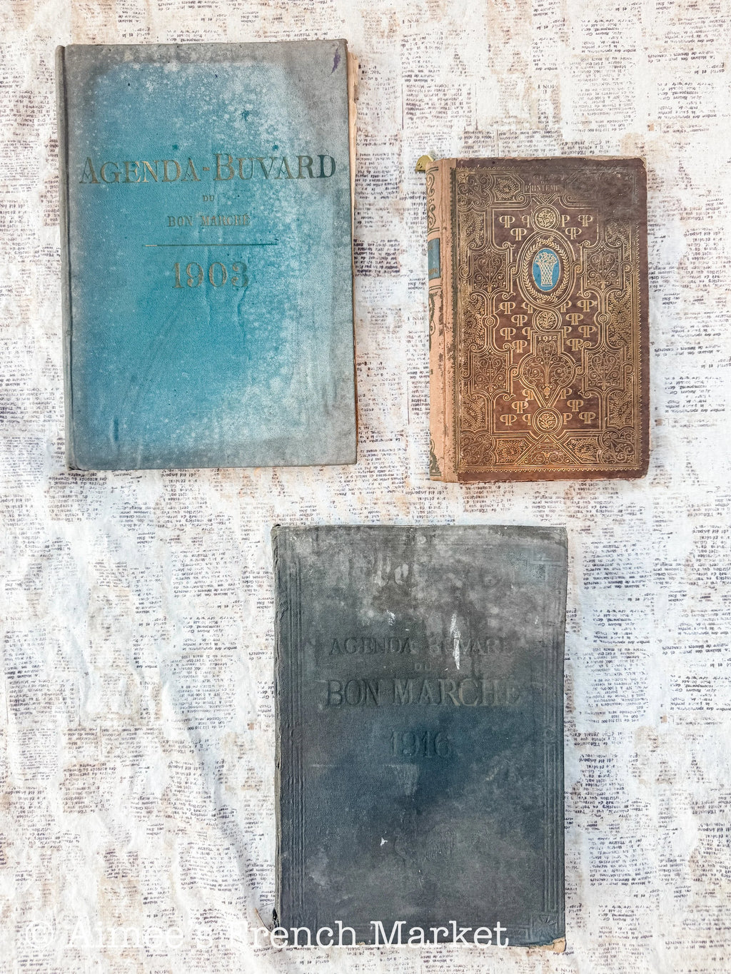 Antique Agenda from Le Bon Marche Dept Store in Paris, 1903 - Agenda/Diary/Calendar/Workbook