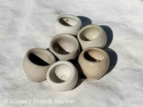Vintage French Escargot Pots - Sets of 6