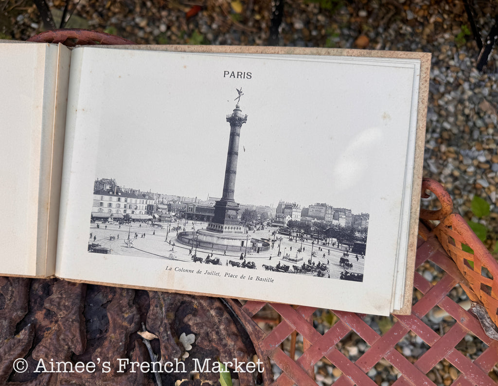 Antique Paris Souvenir Album — Vues de Paris, circa 1900–1910