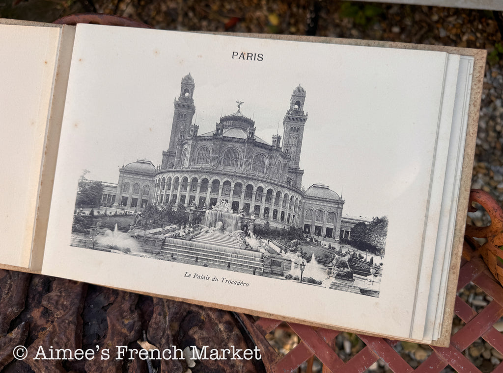 Antique Paris Souvenir Album — Vues de Paris, circa 1900–1910