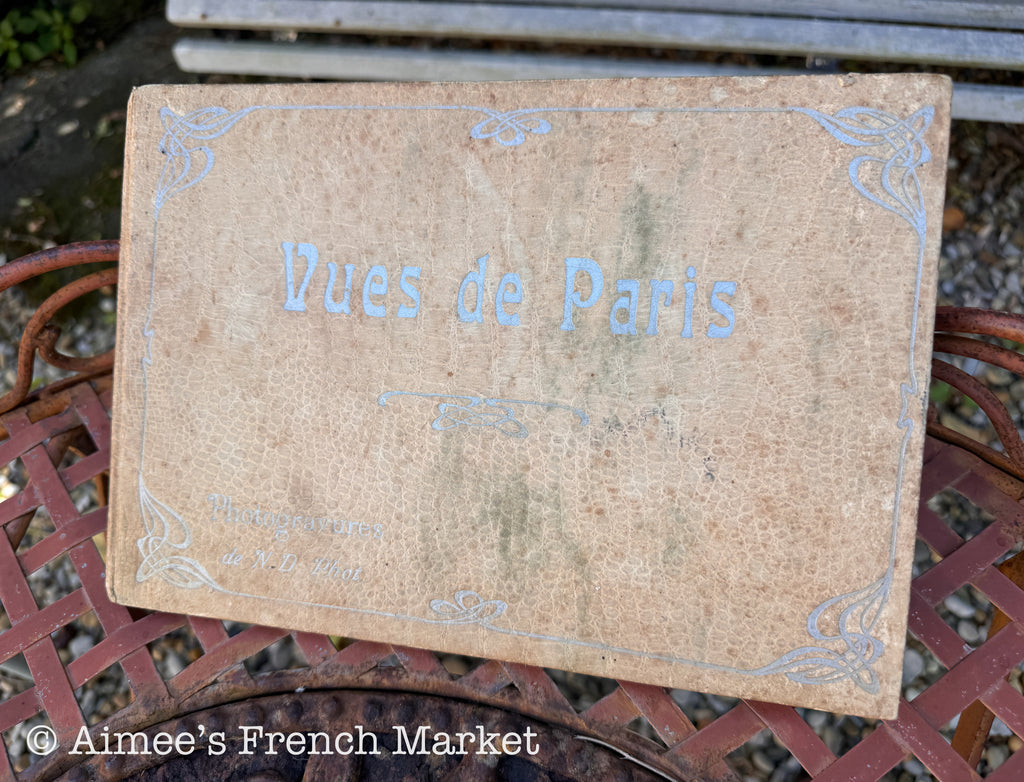 Antique Paris Souvenir Album — Vues de Paris, circa 1900–1910
