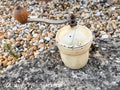 Antique French Enamel Coffee Grinder, c, 1920s