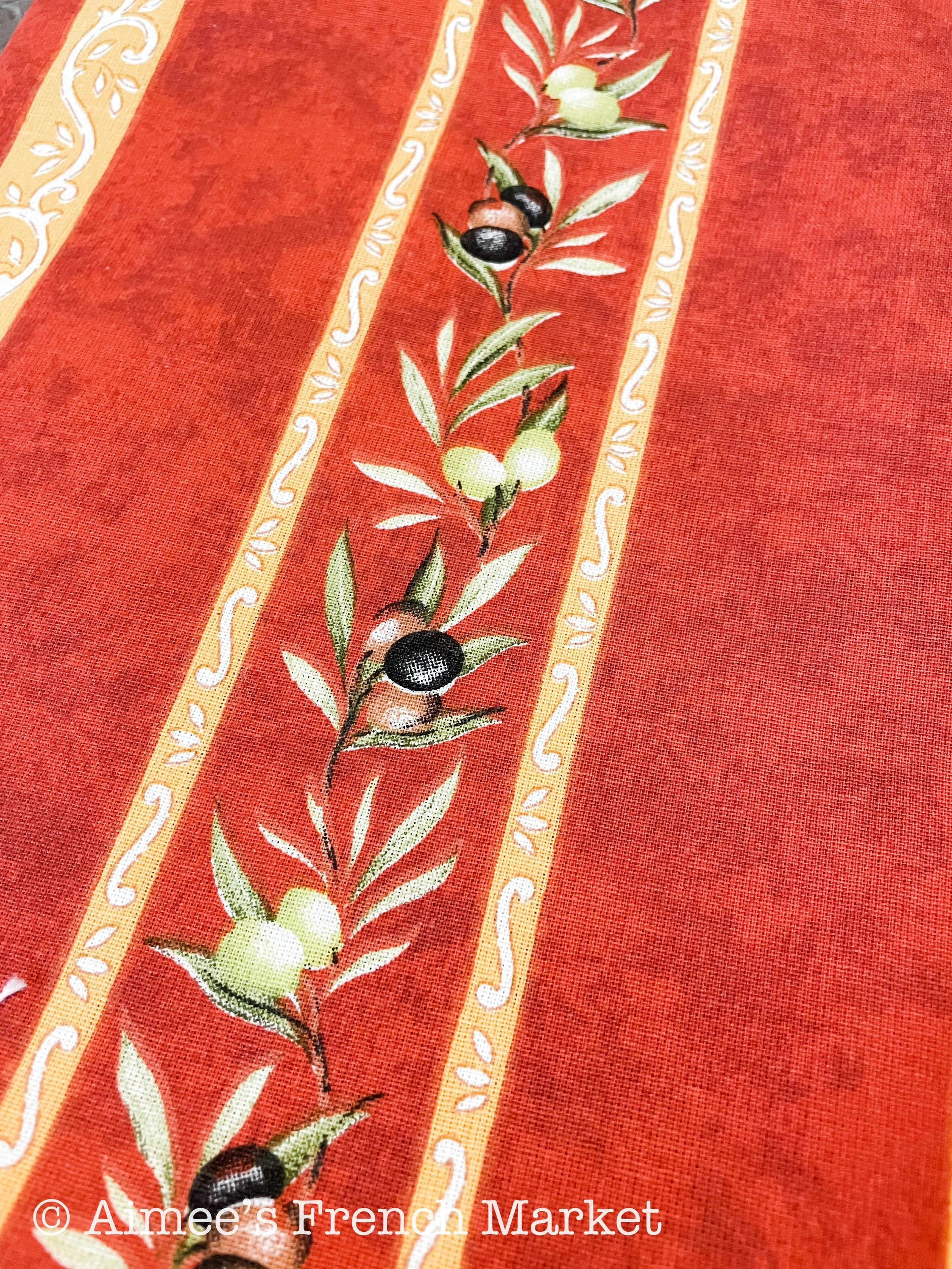 Handmade Provencal French Rectangular Tablecloths, 2 sizes