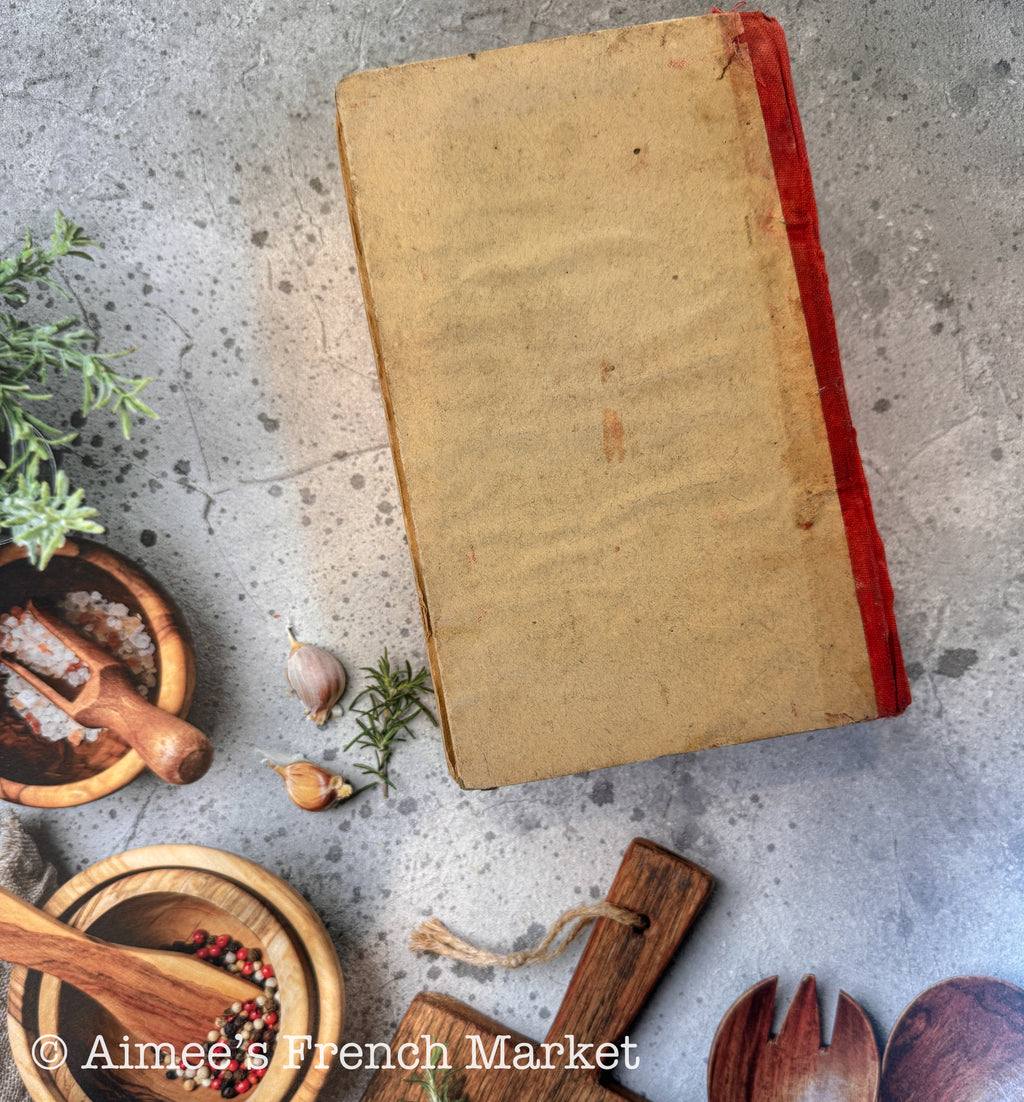 Antique French Cookbook, La Cuisinière Cordon Bleu de la Famille — Annette Lucas, c. 1900