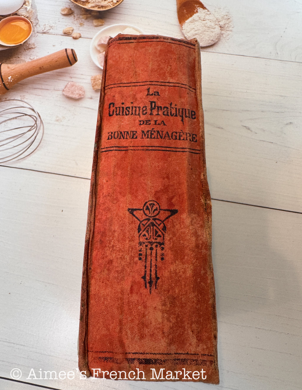 Antique French Cookbook Cuisine Pratique de la Bonne Ménagère, Illustrated, c. 1910