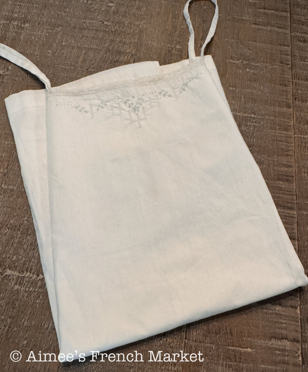 1930s Vintage French Camisole Top, Hand Sewn French Lingerie, French Layering Top, Art Deco