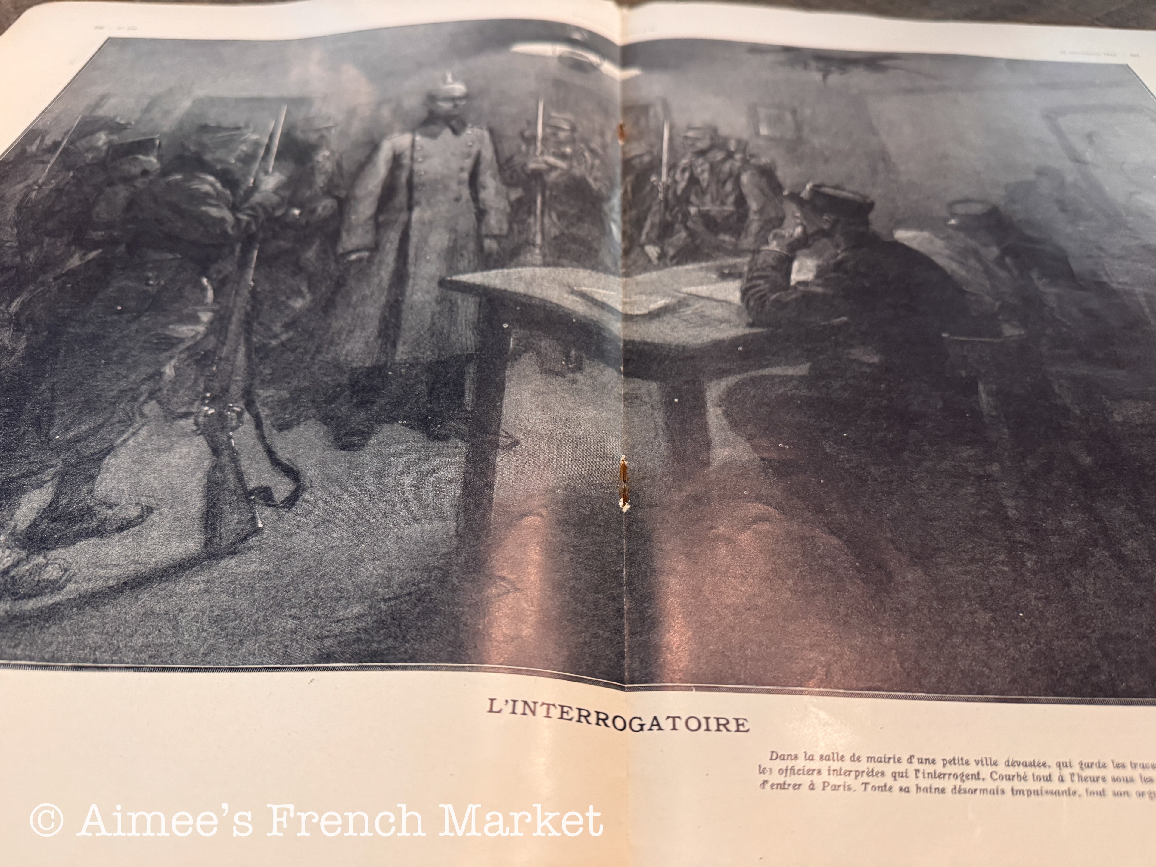 Antique French L’Illustration Magazine 1911-1914, WWI Era French Ephemera