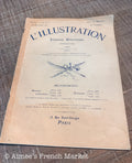 Antique French L’Illustration Magazine 1911-1914, WWI Era French Ephemera