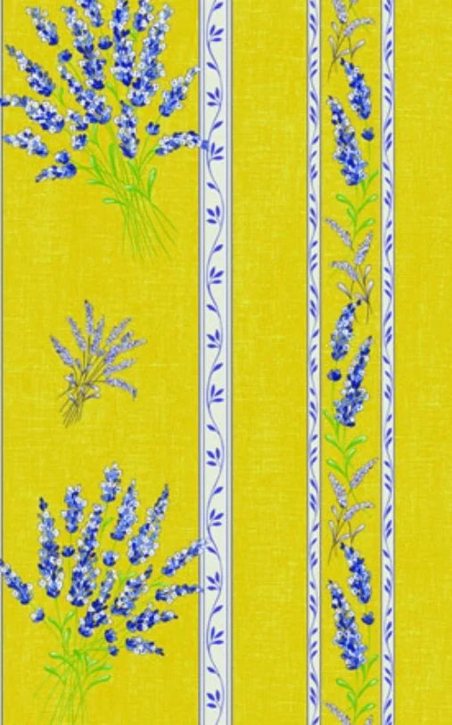 Handmade Provencal French Reversible Placemats, Now in White Lavender and Assorted, Set of 4
