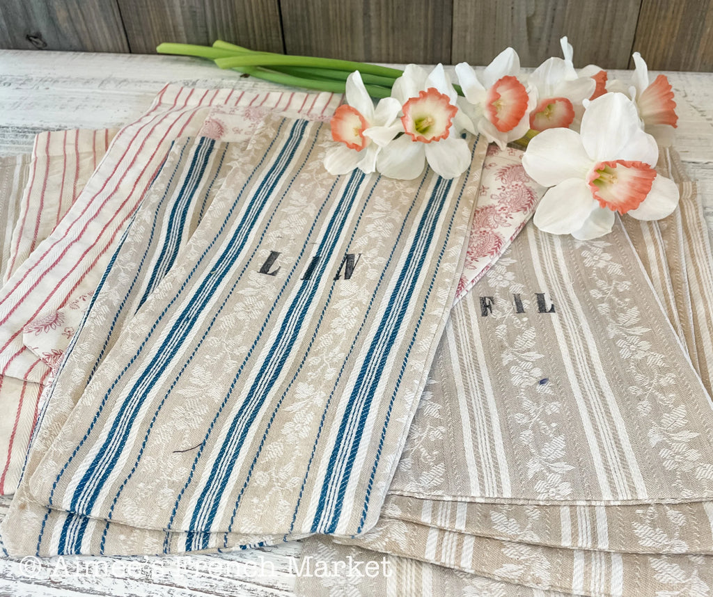 50% off - Vintage Cloth Bags