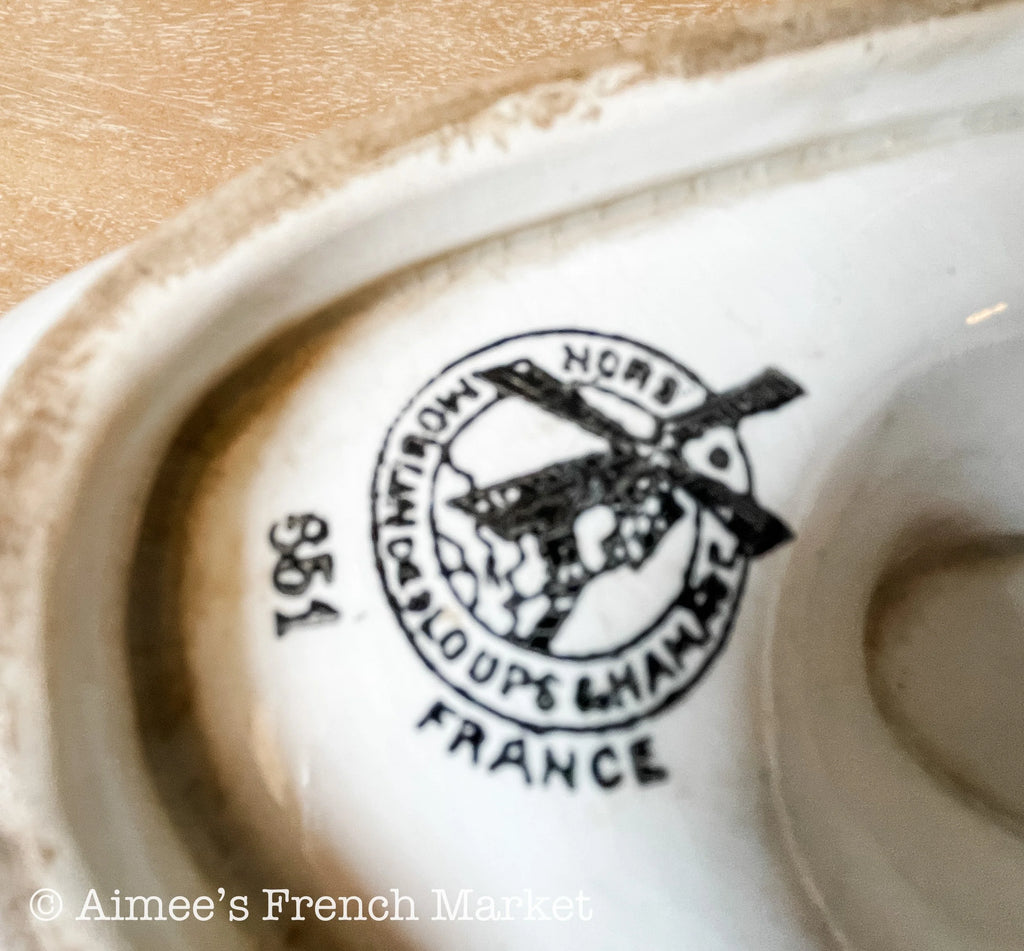 Vintage Saucier/Gravy Boat from Moulin des Loups & Hamage, c.1930-1940s