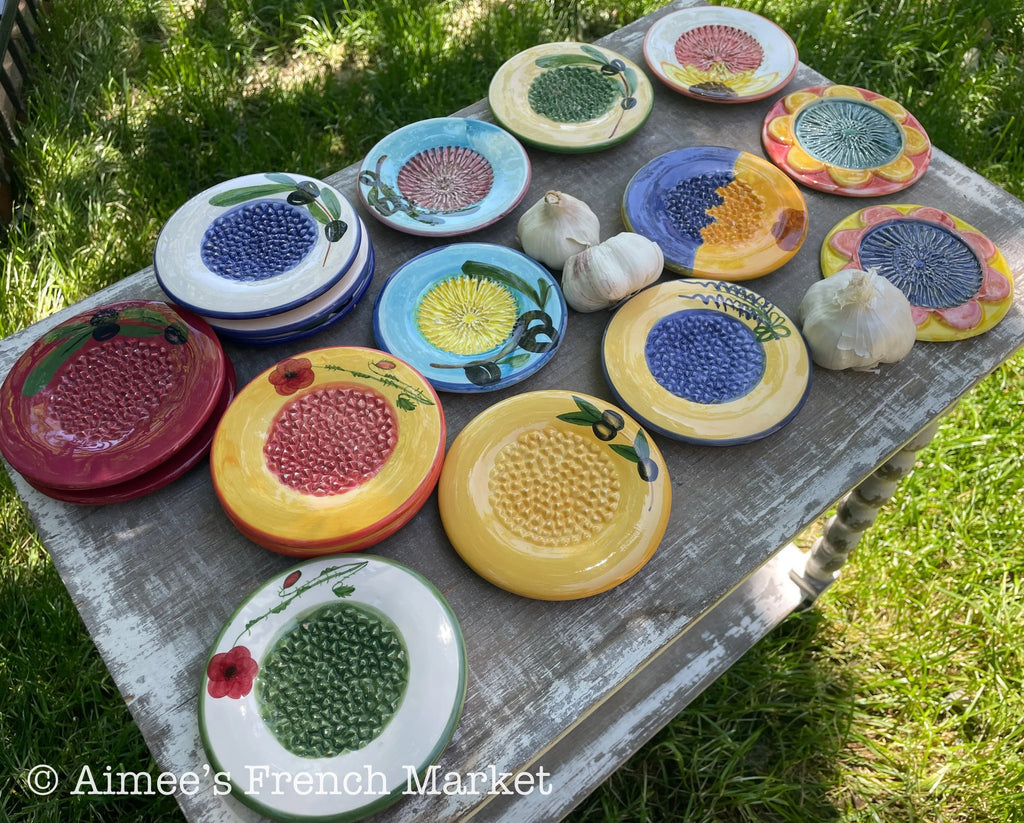 Handpainted Ceramic Garlic Graters - 2 New Designs
