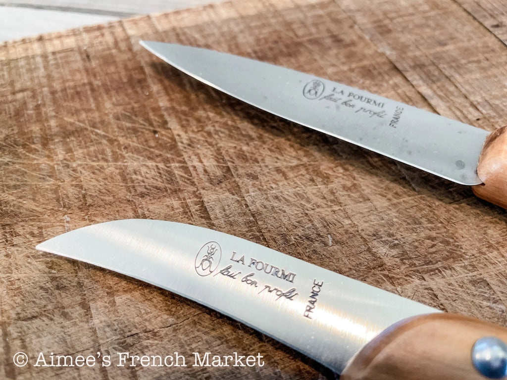 Kitchen Tool Set with Olive Wood Handles - Made in the "Knife Capital of France"