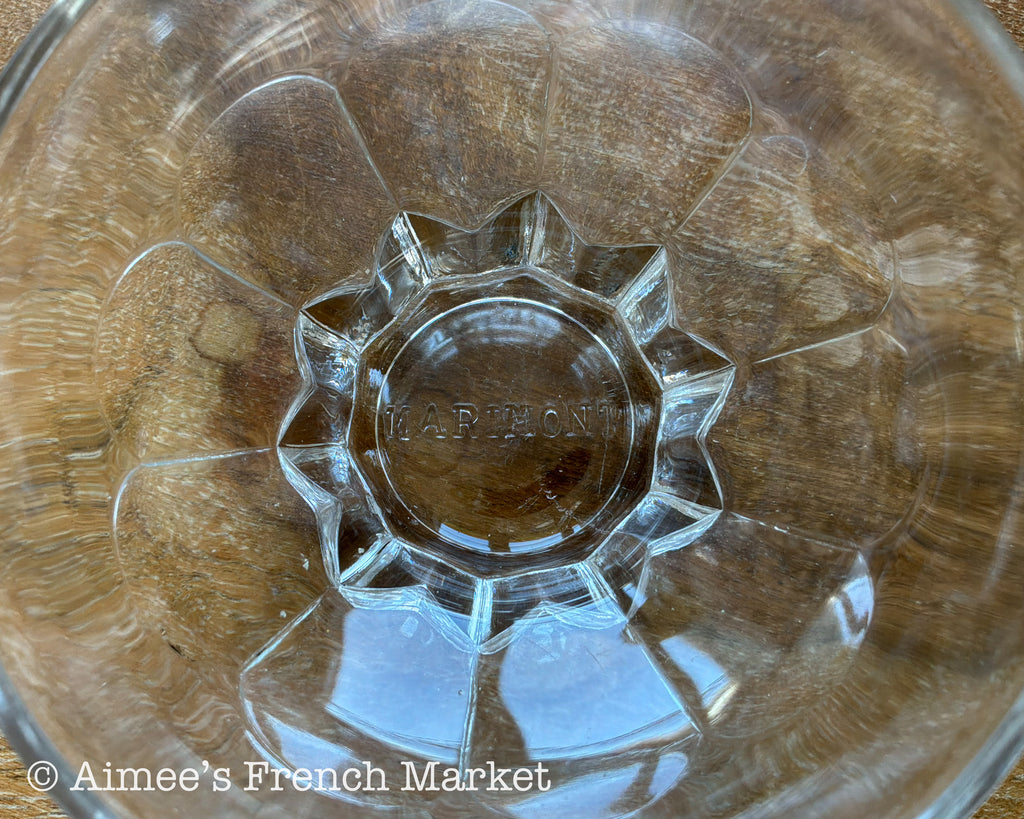 Vintage French Glass Ice Cream Dishes, Set of 7 — A Little Café Style for Dessert