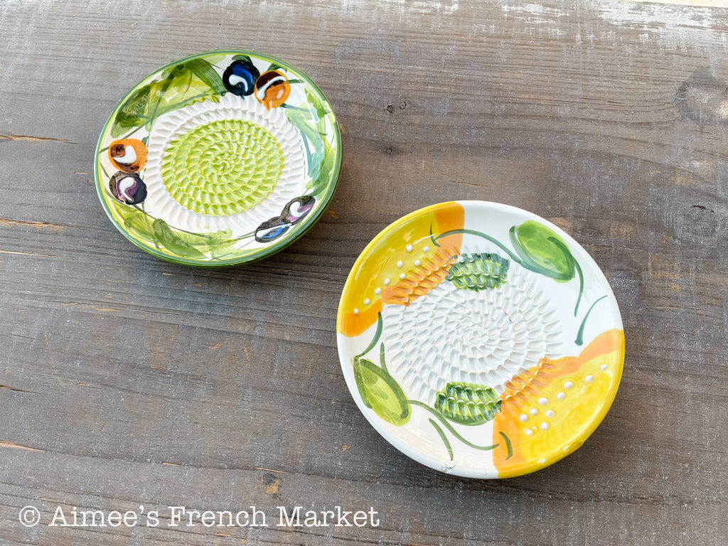 Handpainted Ceramic Garlic Graters - 2 New Designs