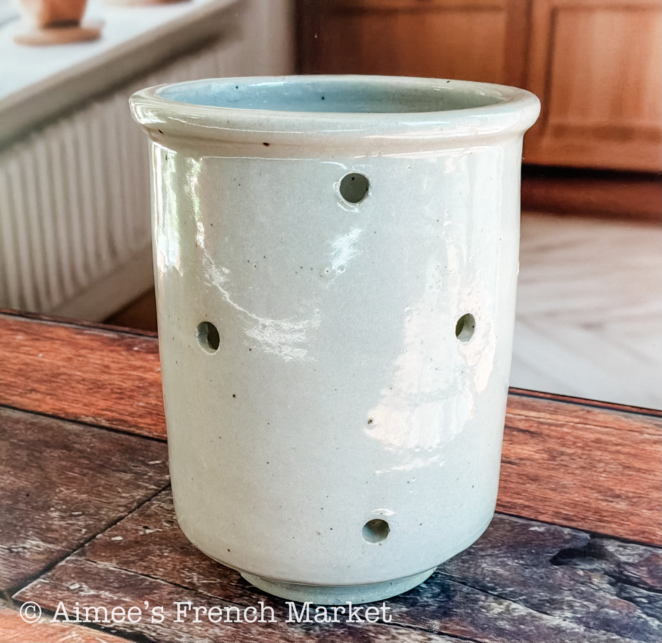 Vintage Earthenware Cheese Strainers - New Ones Available
