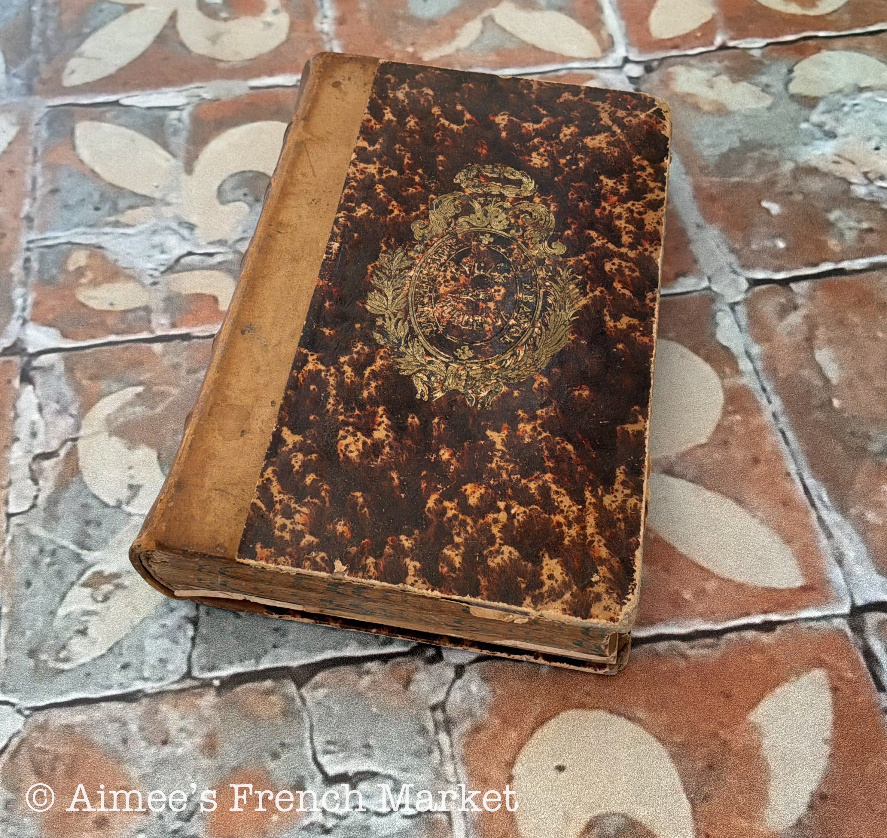 Antique French Voltaire Book, Le Siècle de Louis XIV, Circa 1866