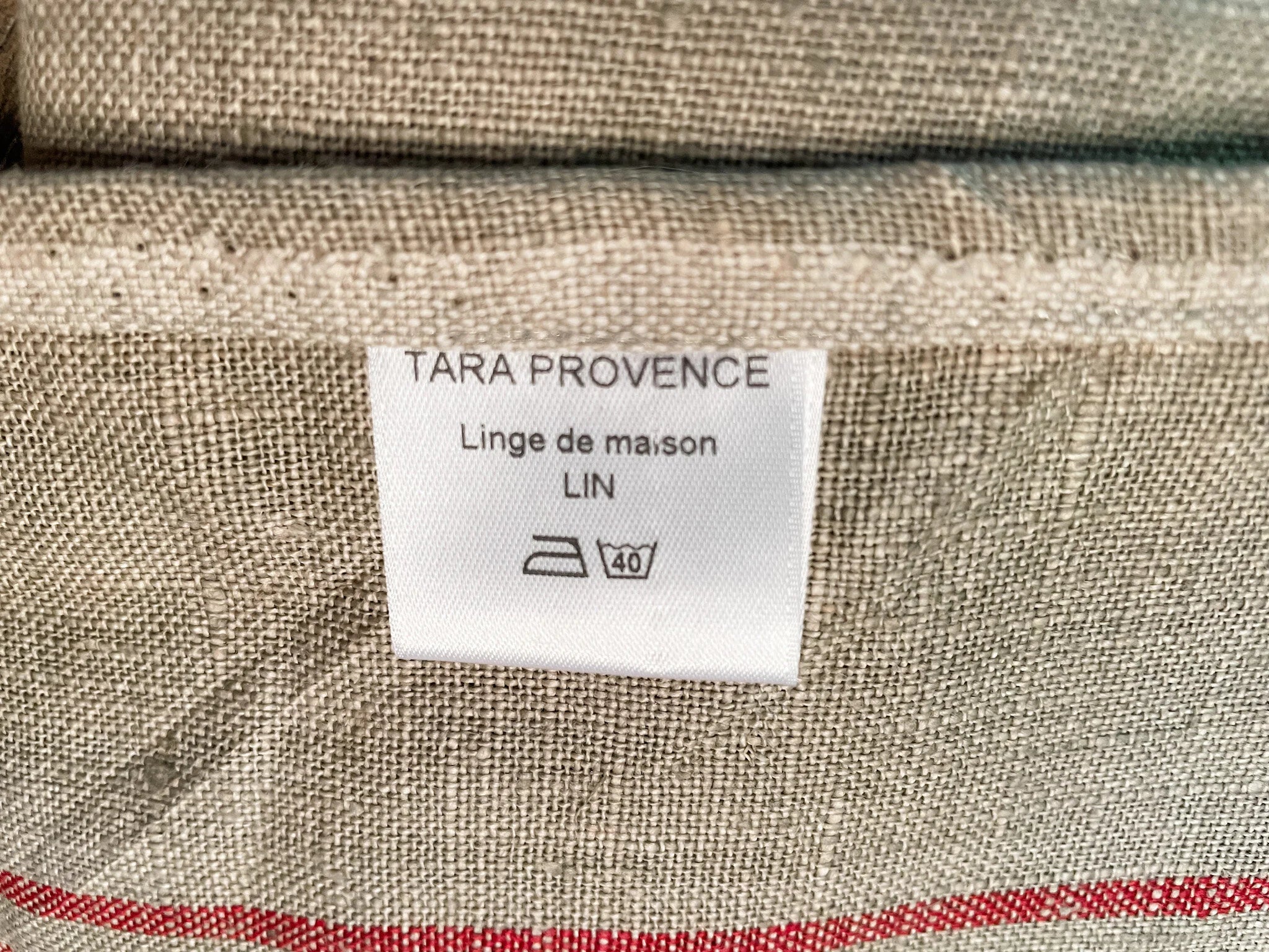French Linen Napkins - Handmade in France - Set of 6, Large