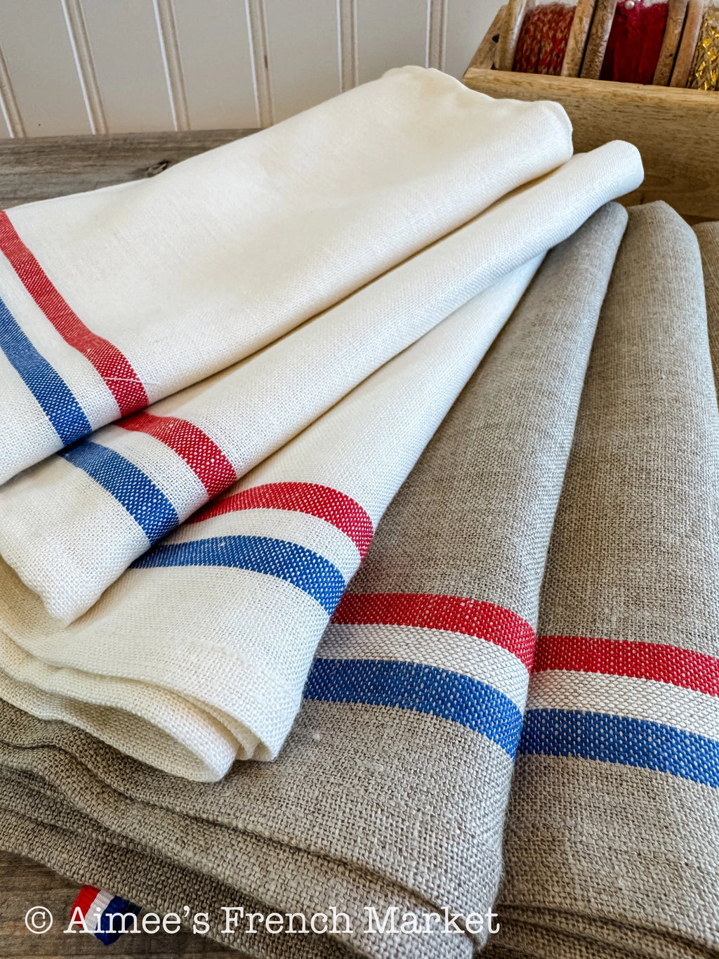 Coucke French Towels in French Colors