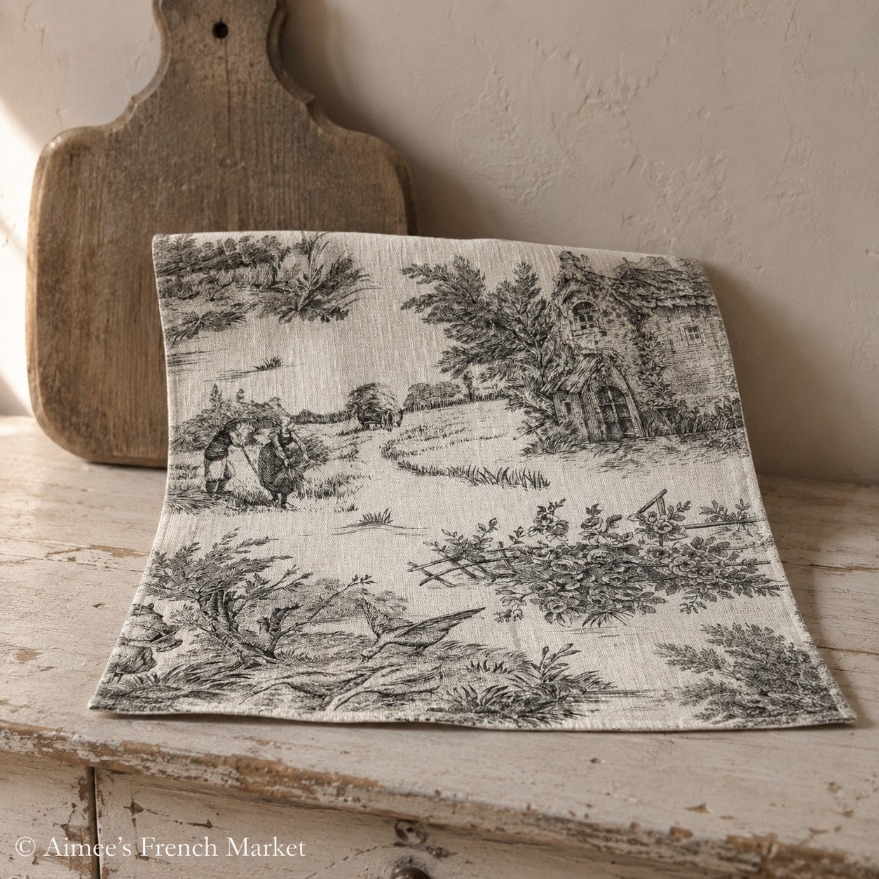Linen Table/Dresser Runners - Handmade in France - Now in two sizes!