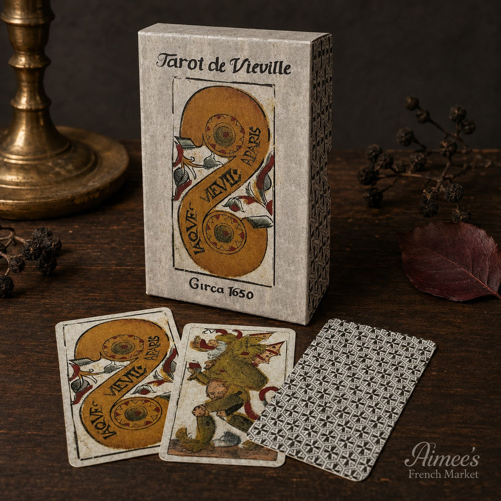 Reproduction French Tarot de Viéville Cards – C. 1650 Historic Parisian Tarot Deck