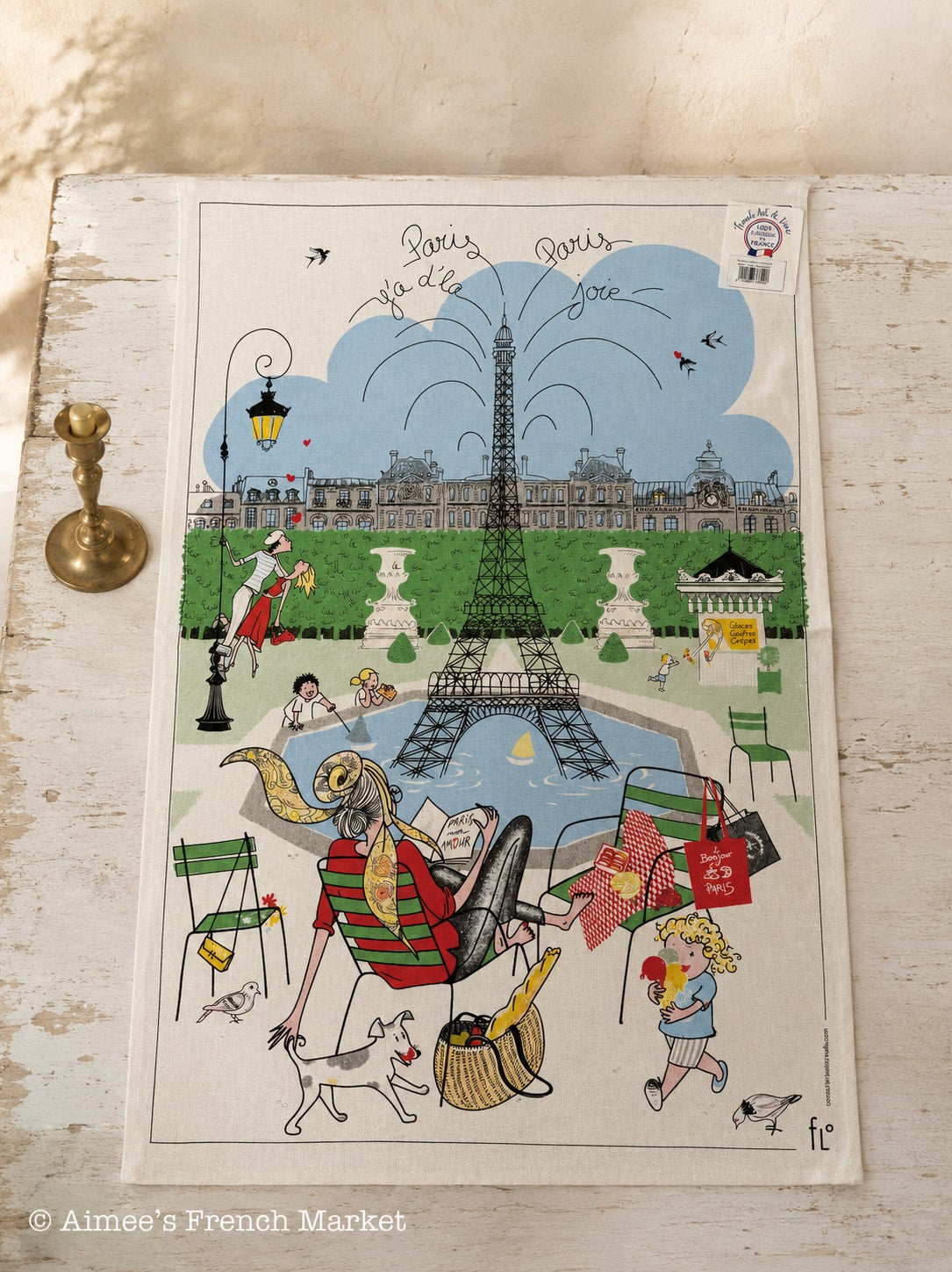 Paris Tea Towels - Made in France by Torchons & Bouchons