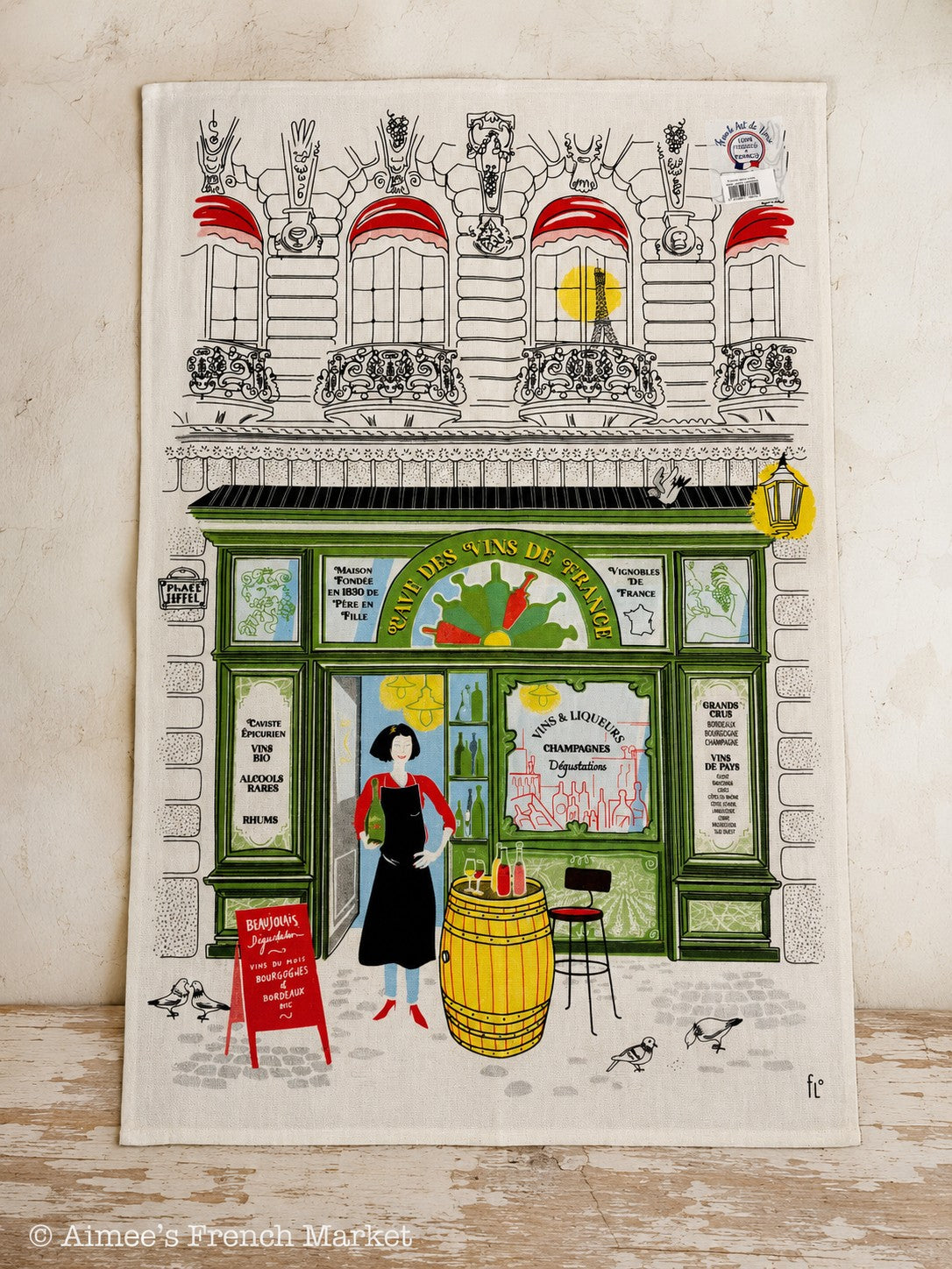 Paris Tea Towels - Made in France by Torchons & Bouchons