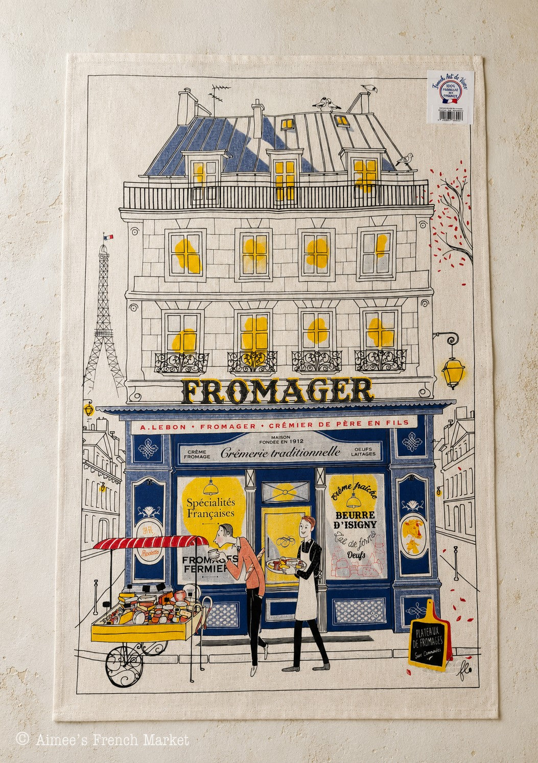 Paris Tea Towels - Made in France by Torchons & Bouchons