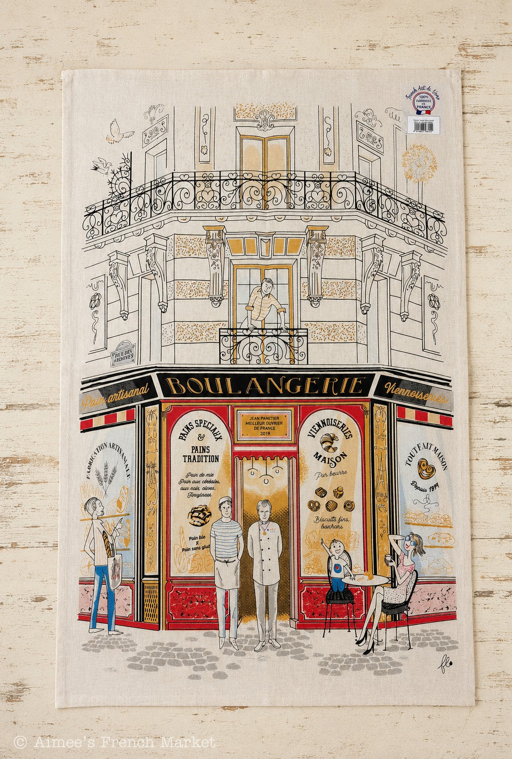 Paris Tea Towels - Made in France by Torchons & Bouchons