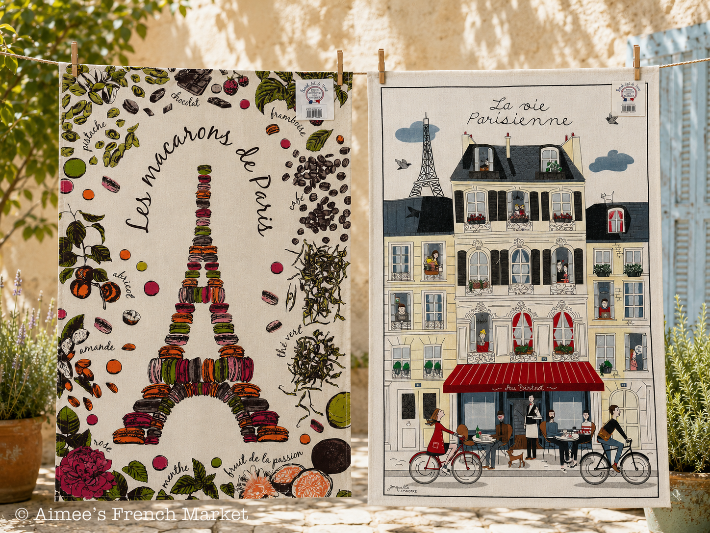 Paris Tea Towels - Made in France by Torchons & Bouchons