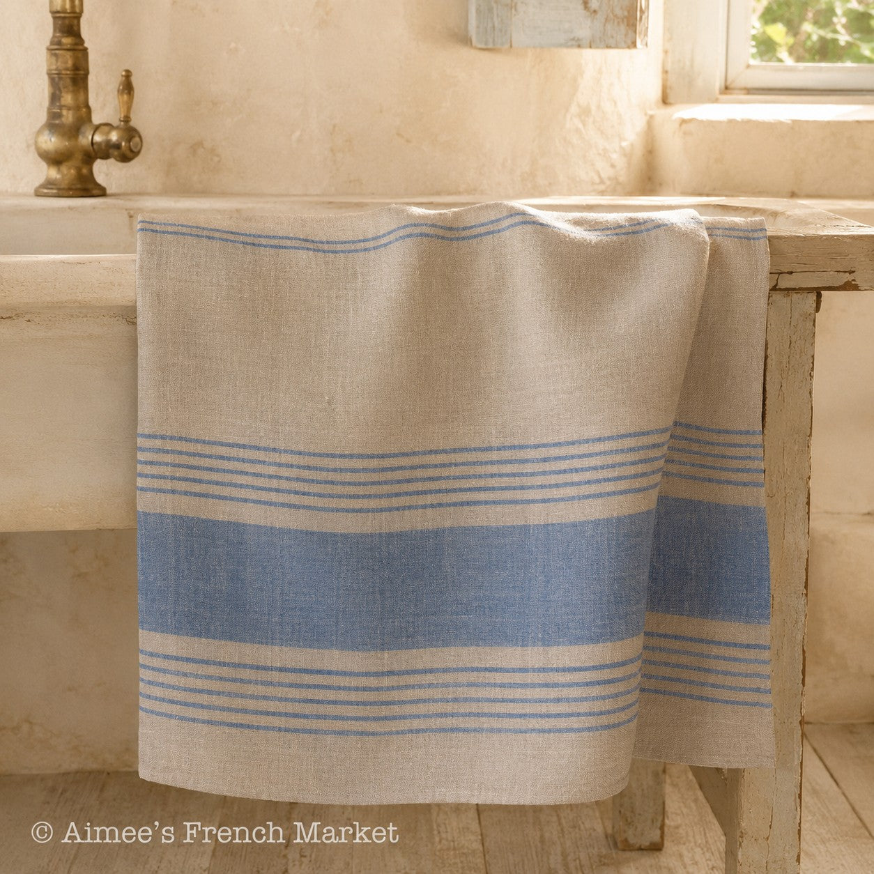 Handmade in Provence, French Linen Kitchen Towels, Authentic French Gift
