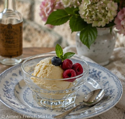 Vintage French Glass Ice Cream Dishes, Set of 7 — A Little Café Style for Dessert