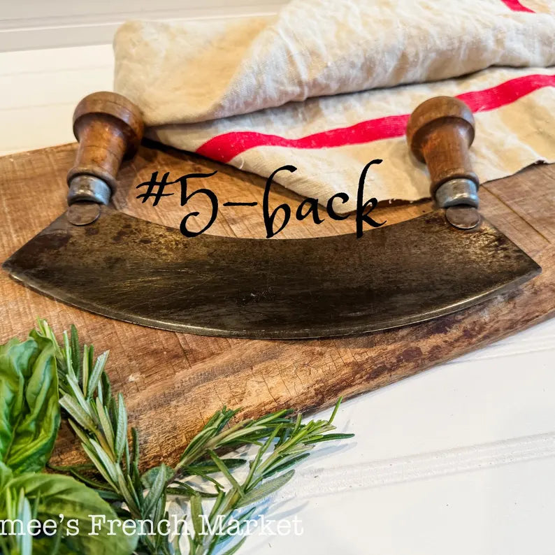 Vintage Herb Chopper/Mezzaluna/Hachoirs - c. 1920 (New Styles - July 2025)