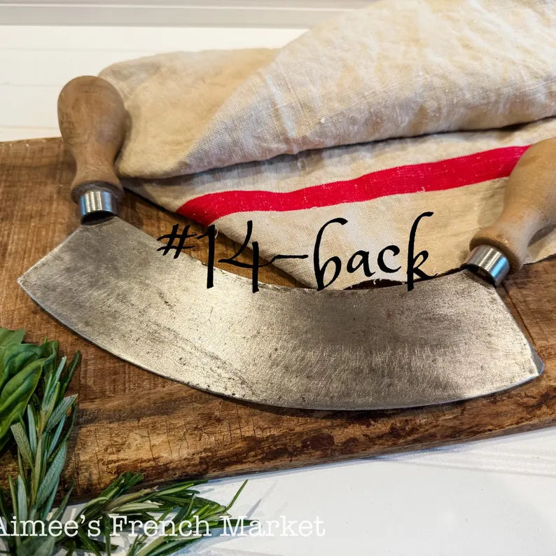 Vintage Herb Chopper/Mezzaluna/Hachoirs - c. 1920 (New Styles - July 2025)